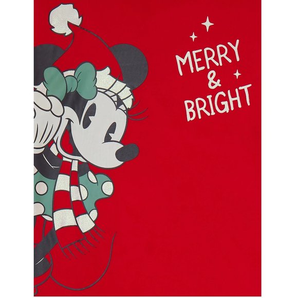 Girls Disney 2 pack  Minnie Mouse Christmas Dresses Size XS 4/5 Small 6/6X NWT - Picture 4 of 6